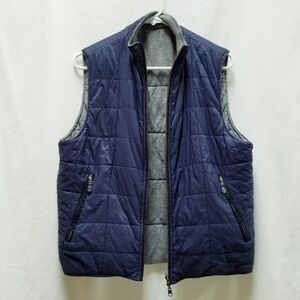 Peter Millar Quilted Reversible Vest - Merino Wool / Cotton - Crown Tag *READ*